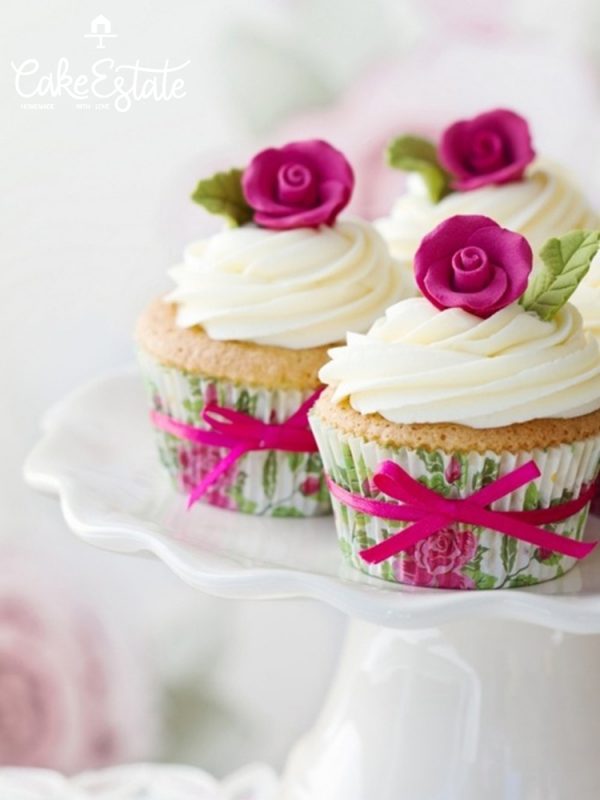 Flower cupcakes